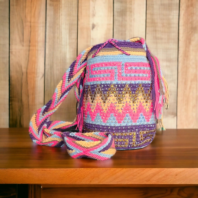 Mochila mini cristal