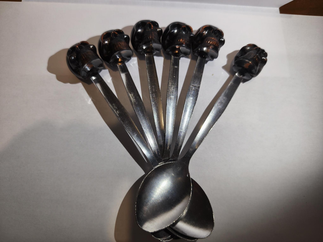 Lot de 6 petites cuillères à café 