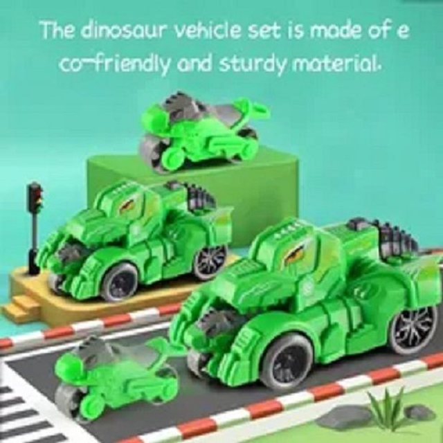 Dinosaurier Transformer Katapult Auto spielzeug kinder mini simulation motorrad katapult