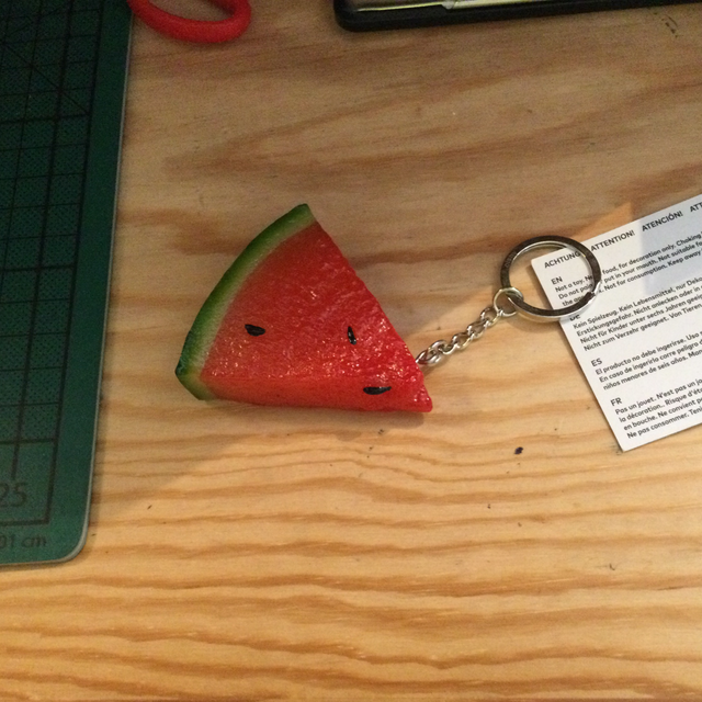 Watermelon Keyring