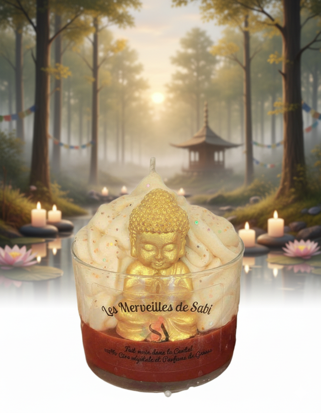 Bougie Bouddha