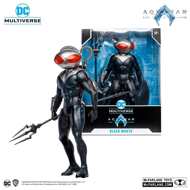 Aquaman et le Royaume perdu figurine Megafig DC Multiverse Black Manta 30 cm Action figures DC Comics