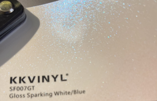 Gloss Sparkling White/Blue SF007GT