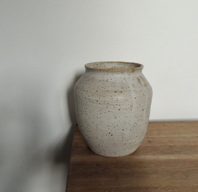 Tall Vase | Almond Speckle