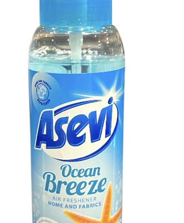 Asevi Air &amp; Fabric Spray To-Go 95ml - Ocean Breeze