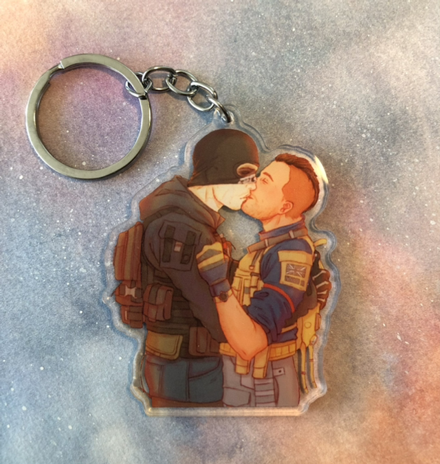 CoD - SoapGhost (orange) Keychain-K12