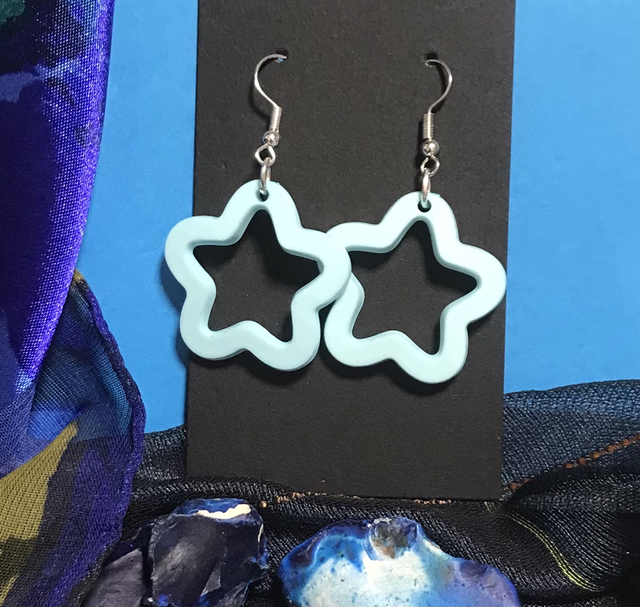 Blue Dangling Earrings - BLDE36