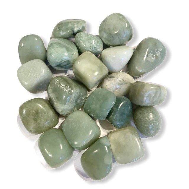Serpentine Jade Tumbled Stones
