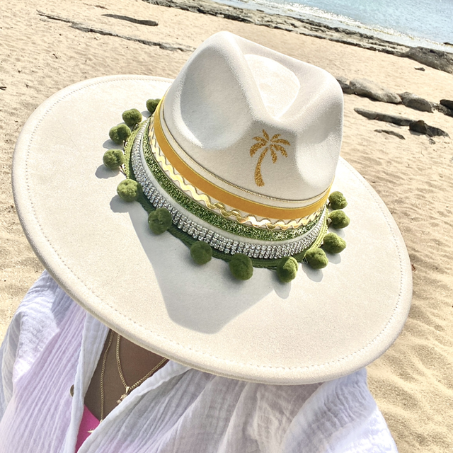 Chapeaux Vert Tropical 