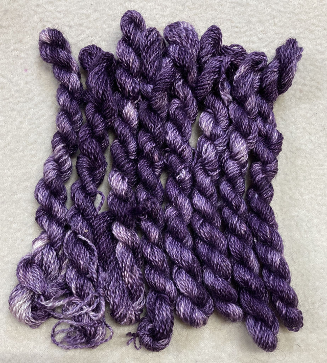 BFL Embroidery Thread  Bluefaced Leicester silk 6520