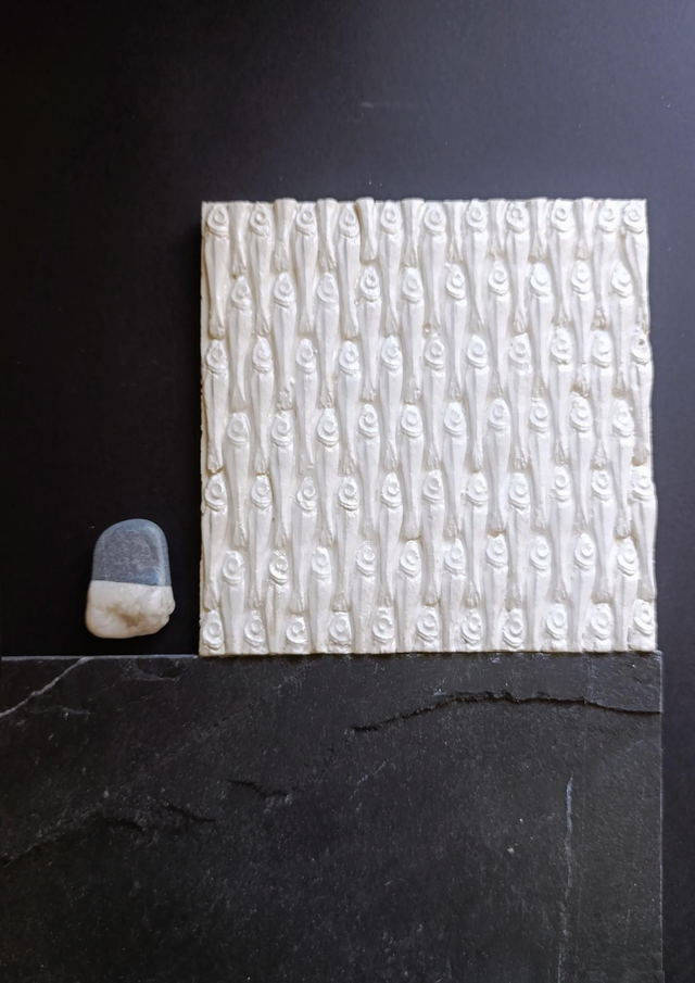 Art Tile  Pearl White Pattern 