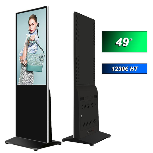 Totem publicitaire multimédia - 2K FULL HD - 49"