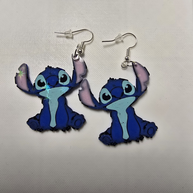 Boucles d'oreilles Stitch