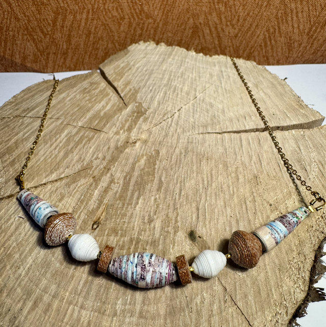 Collier « glaciers » 