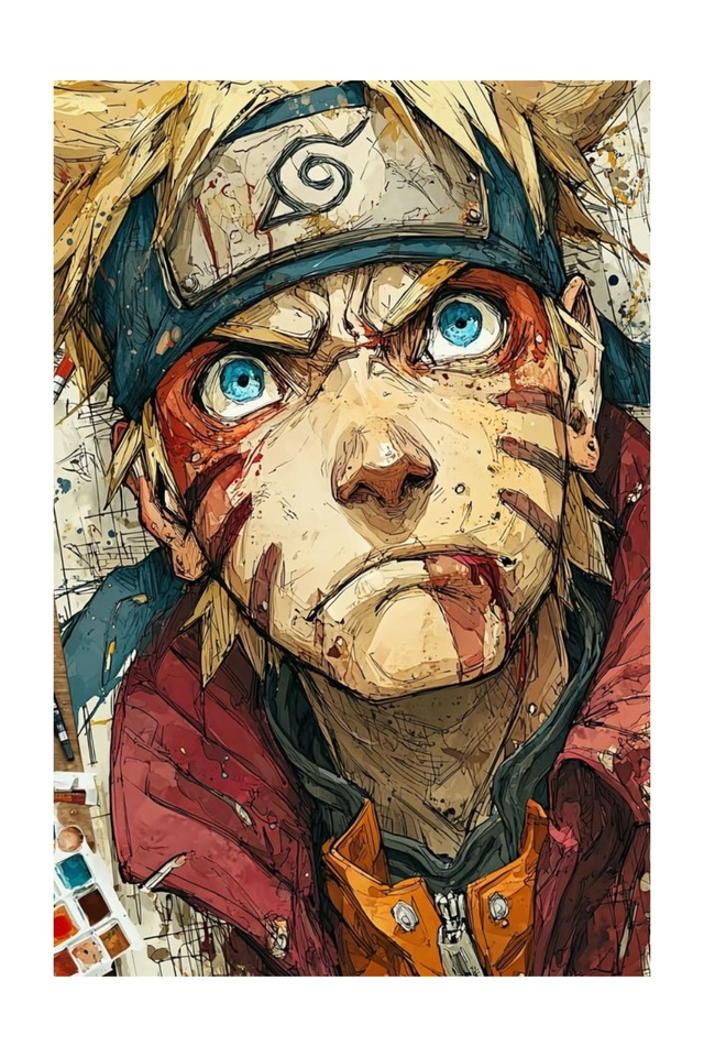 Naruto Anime Art Print
