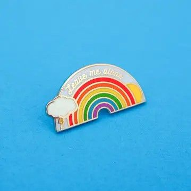 Enamel Pin, Leave Me Alone