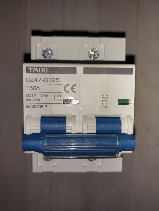 Disjoncteur DC 150A 120V