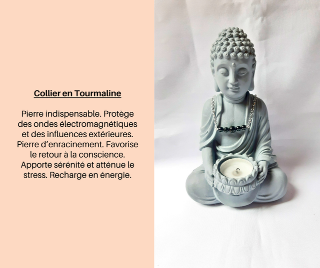 13- Collier en Tourmaline