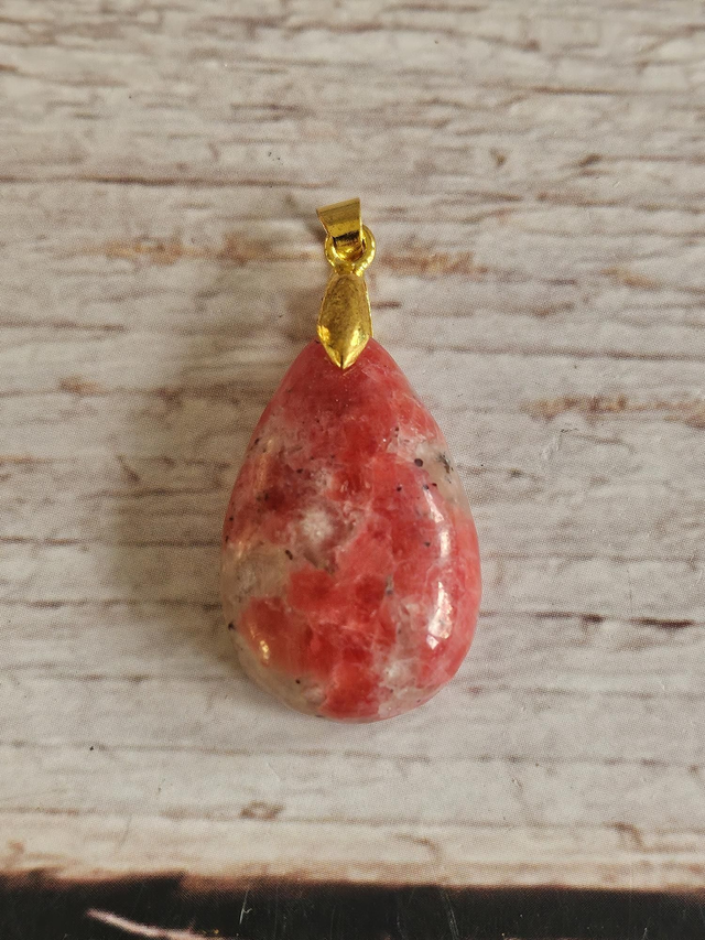 Pendentif en Rhodonite
