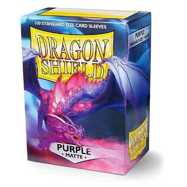 Dragon Shield Matte Card Sleeves Standard Size Purple (100ct)