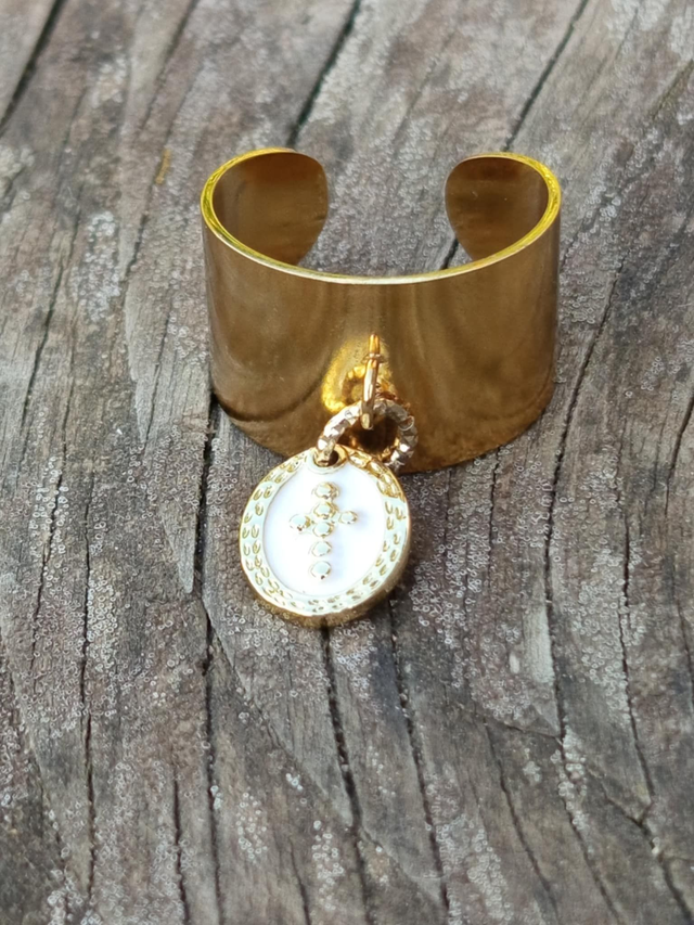 Bague manchette réglable "Aantar Jyoti" – Lumière intérieure