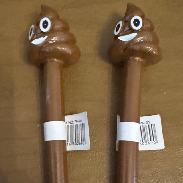 2 x Novelty Emoji Pens