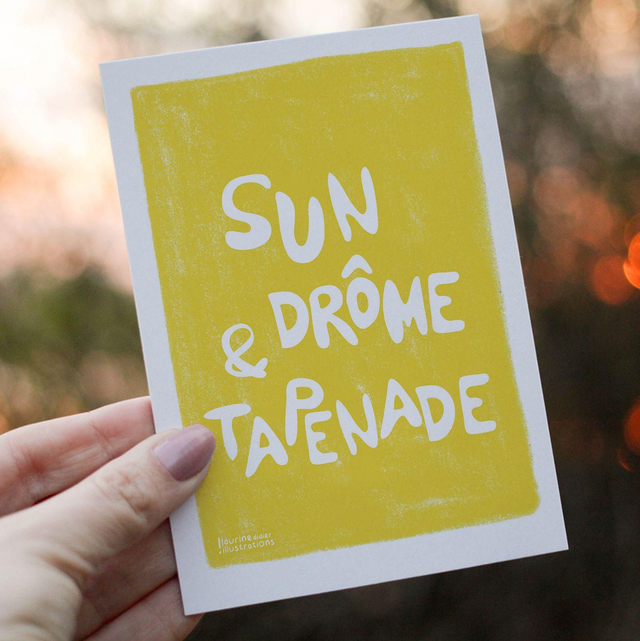 Sun Drôme &amp; Tapenade jaune