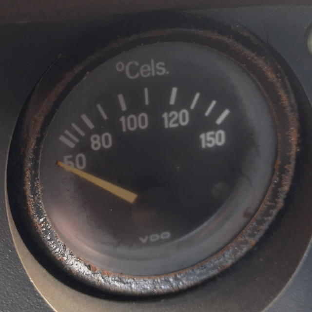 Porsche 924 944 Oeltemperatur anzeige Uhr