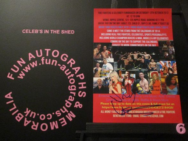 Nicole Faraday Authentic Autographed 7x5 Flyer (6)