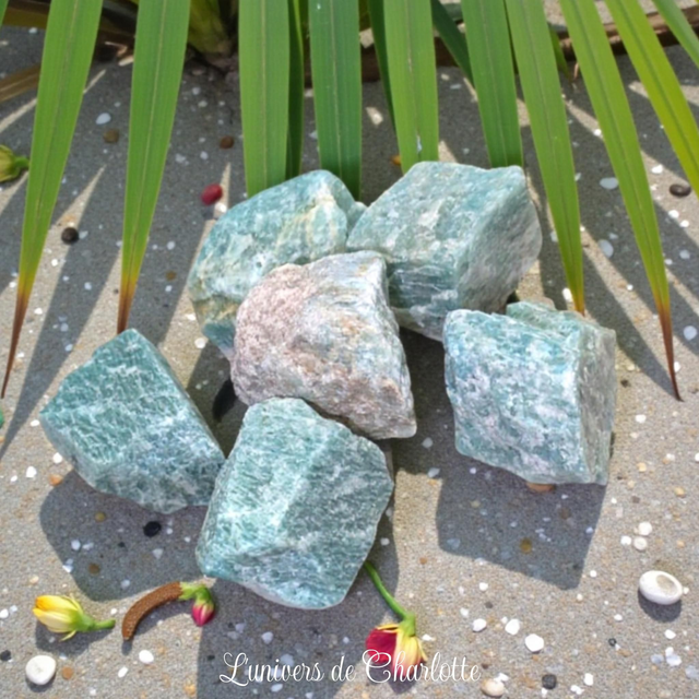 Pierre brute "Amazonite"