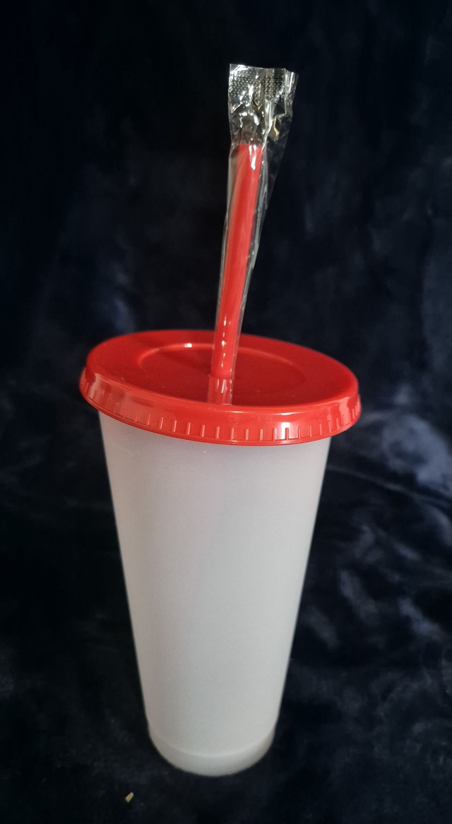 700ml Colour Chaning Plastic Tumbler - Vinyl Sticker Design