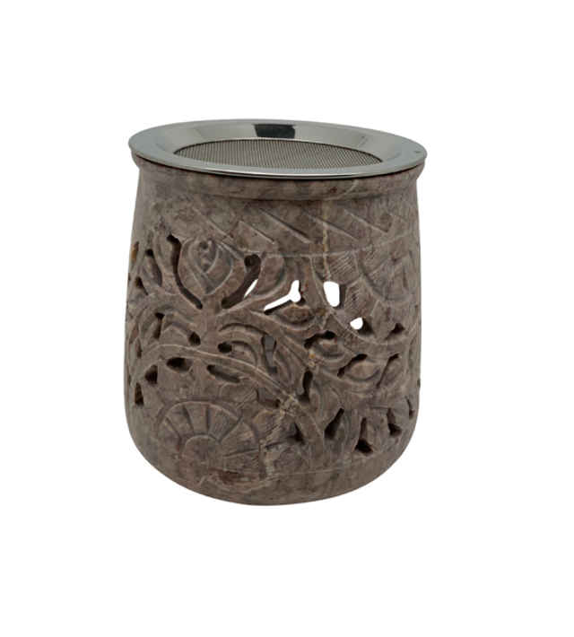 Brûleur d’encens en pierre ollaire « oriental »