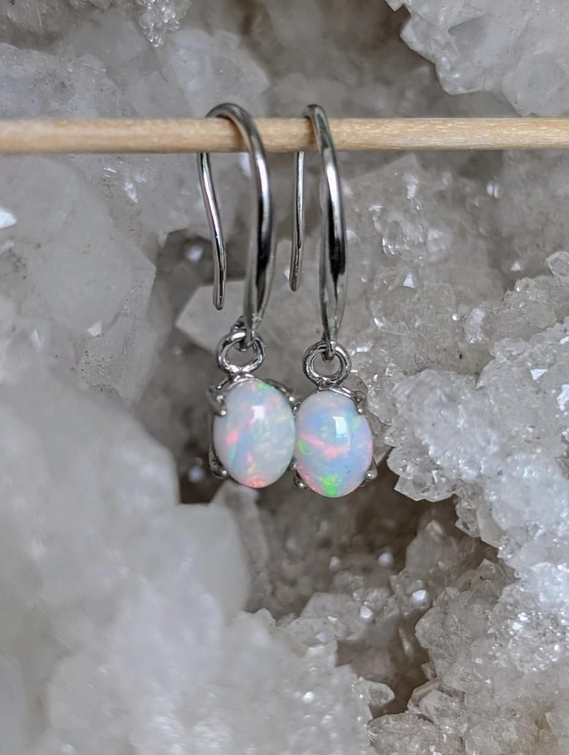 Boucle d'oreille Opale Éthiopienne 