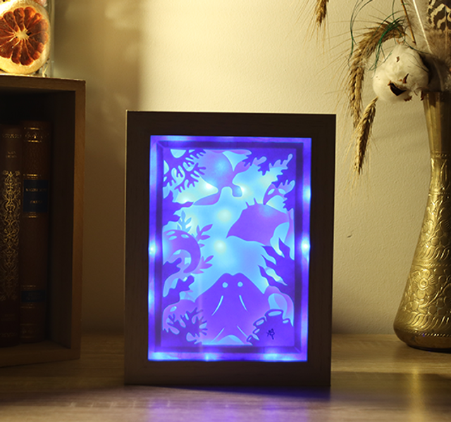 Veilleuse du poulpe blanc