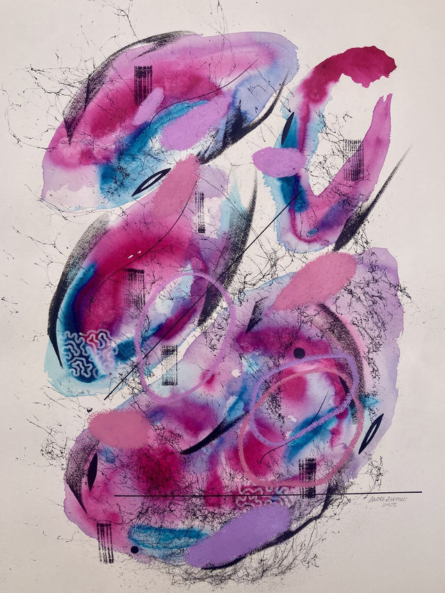 Original mix media on paper 56x76cm