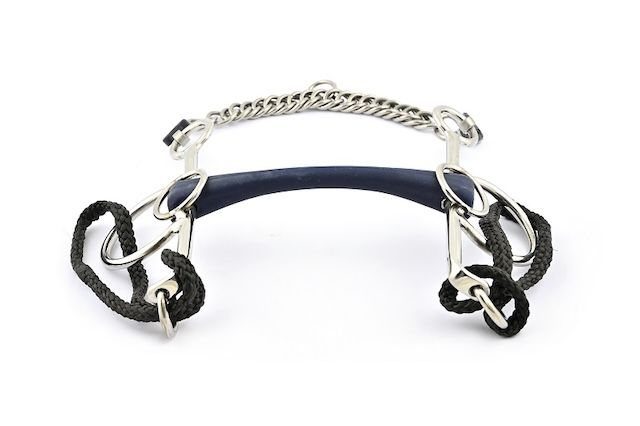 Mors JUMP'IN pelham petites branches caoutchouc droit