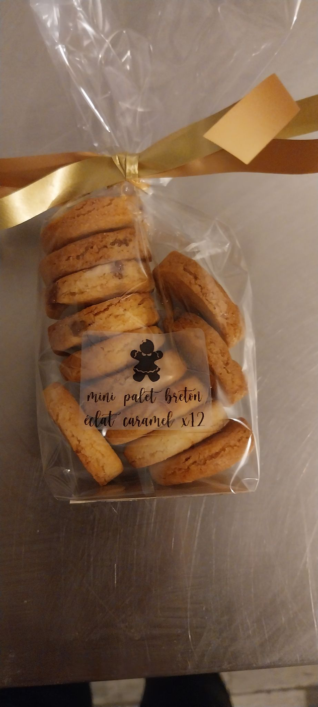 Mini Palets Bretons éclat caramel X12
