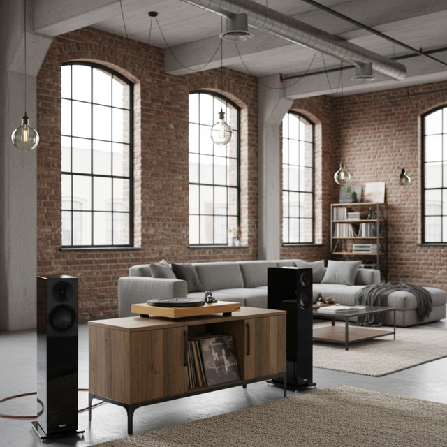 Roberts Stylus Belt-Drive Turntable with USB &amp; Built-in Preamp