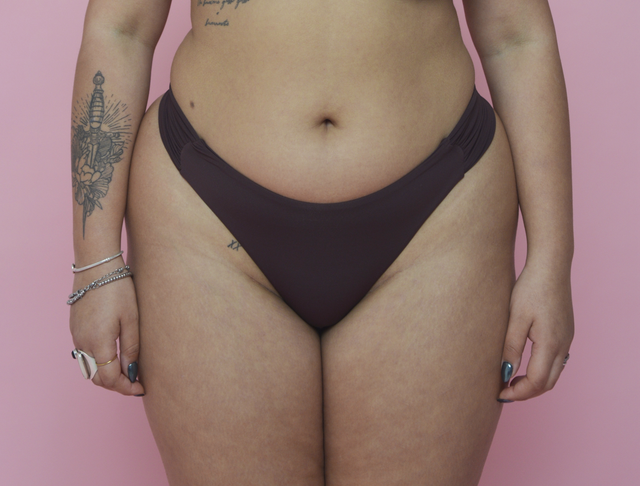 Brasiliana drappeggio cioccolato