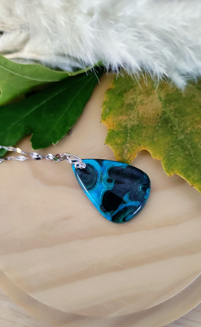 Pendentif Malachite Chrysocolle