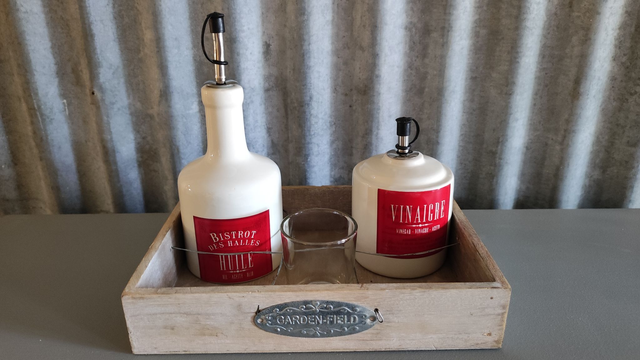 Plateau Huile &amp; Vinaigre