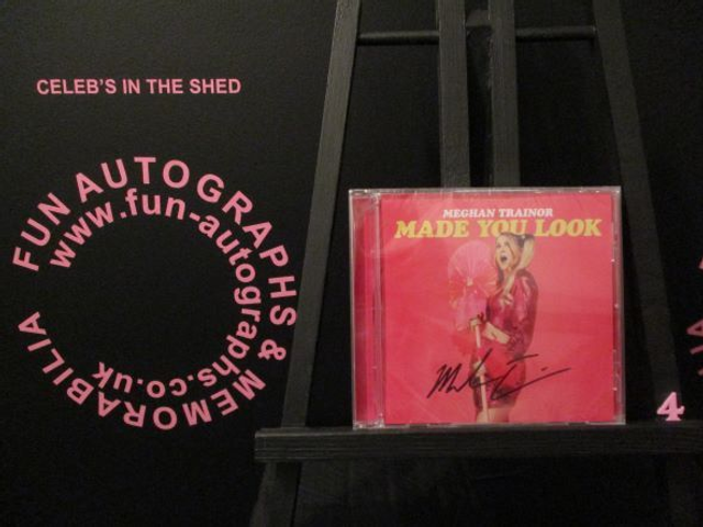 Meghan Trainor - 'Made You Look' Authentic Autographed Single Cover (4)