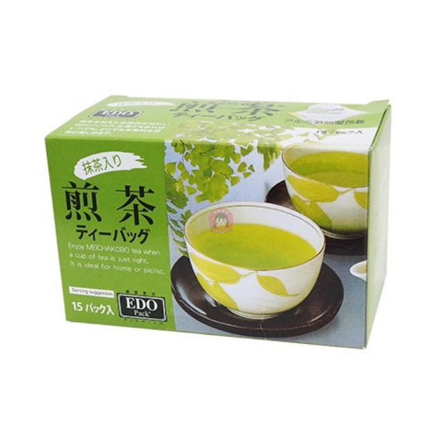 EDO 三角茶包抹茶入煎茶30g Tea Bag Matcha With Sencha