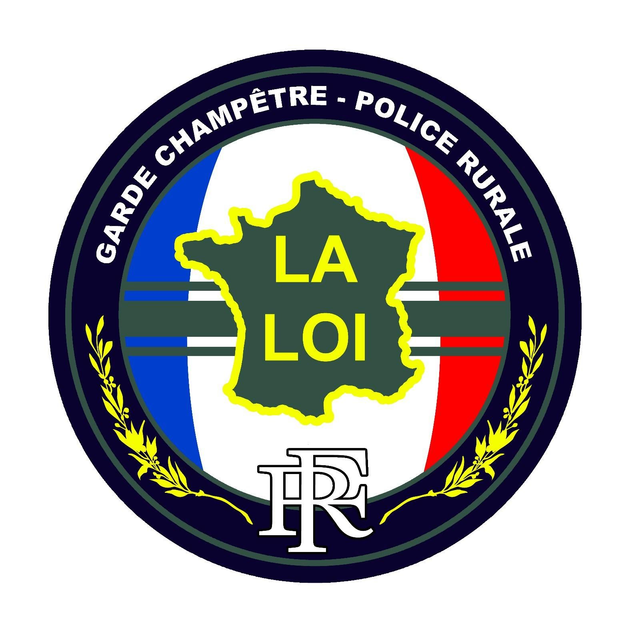 Patch pvc Garde Champêtre rondache V2