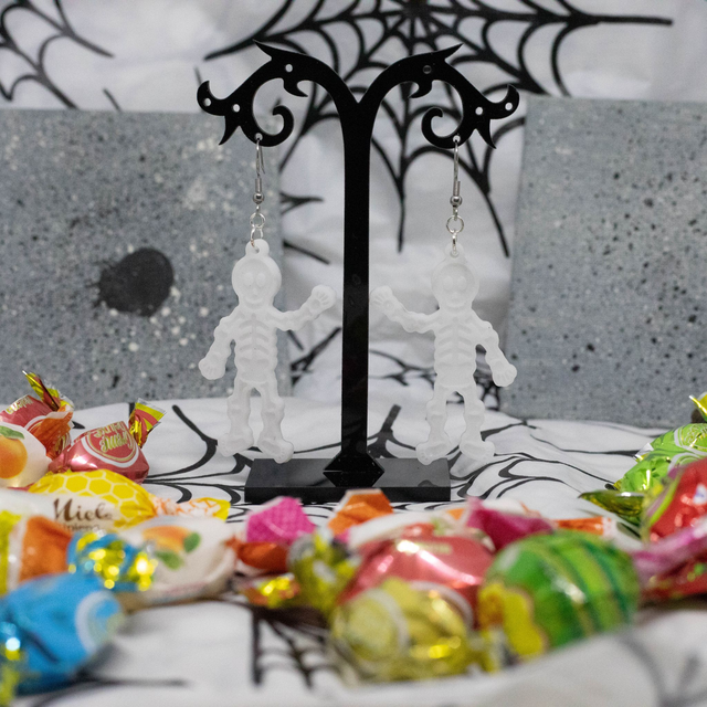 Boucles d'oreilles Squelette