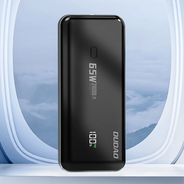 Dudao K65 powerbank 20000mAh 65 Watt sort
