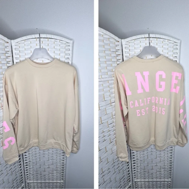 SW5 Sweatshirt California beige AA ca.66 L ca.72