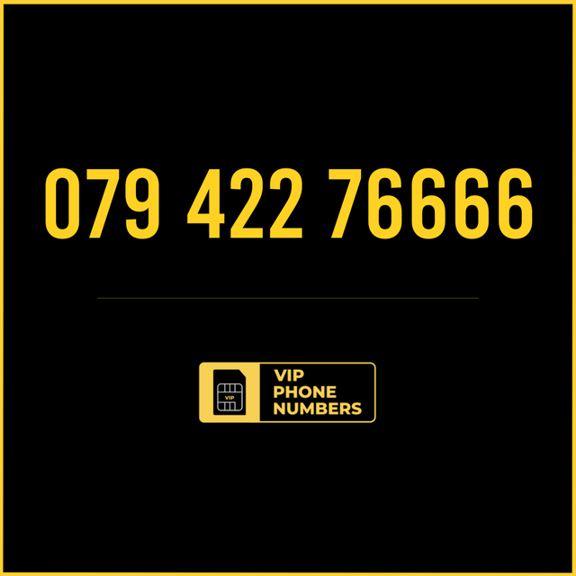 079 422 76666 - VIP Gold Phone Number