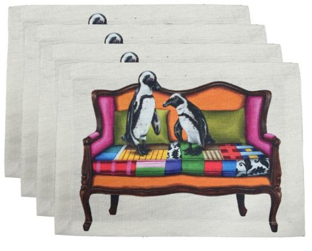 Placemats - Penguin, Warthog, Lion, Baboons