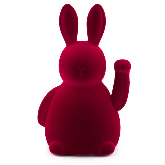 Lucky rabbit burgundy
